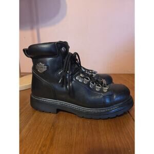 Harley Davidson Leather Zip Motorcycle Riding Boots 94244 Size 8 Harley-Davidson® Men main image 3